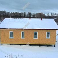 Дом в деревне Борисовское одноэтажный 96 м² из СИП панелей | фото, отзывы, цена