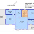 Проект одноэтажного дома с мансардным этажом «Эмир» из СИП панелей | фото, отзывы, цена
