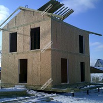 Дом в городе Яхрома двухэтажный 117 м² из СИП панелей | фото, отзывы, цена