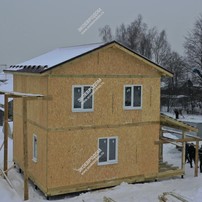 Дом в городе Яхрома двухэтажный 117 м² | фото, отзывы, цена
