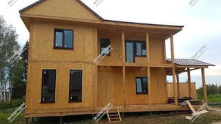 Дом в деревне Пыжово двухэтажный 169,3 м² | фото, отзывы, цена