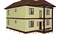 Дом в деревне Тяпкино двухэтажный 234,8 м² из СИП панелей | фото, отзывы, цена