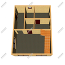 Проект одноэтажной бани с мансардным этажом «Ладога» из СИП панелей | фото, отзывы, цена