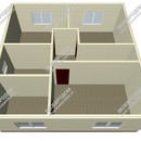 Проект двухэтажного дома «Акатово» из СИП панелей | фото, отзывы, цена