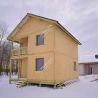 Дом в городе Домодедово двухэтажный 112,5 м² из СИП панелей | фото, отзывы, цена