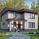 Проект двухэтажного дома «Аурелия» из СИП панелей | фото, отзывы, цена