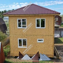 Дом в СНТ Жукова Гора двухэтажный 72 м² из СИП панелей | фото, отзывы, цена