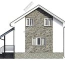 Проект одноэтажного дома с мансардным этажом Артек | фото, отзывы, цена