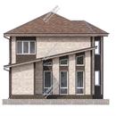 Проект двухэтажного дома «Халцедон» из СИП панелей | фото, отзывы, цена