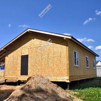 Дом в посёлке Авиатор Нестеров одноэтажный 132.1 м² из СИП панелей | фото, отзывы, цена