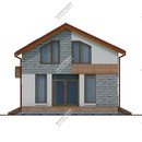 Проект двухэтажного дома с мансардным этажом «Ариадна» из СИП панелей | фото, отзывы, цена