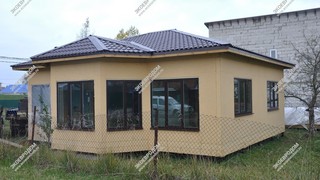 Дом в поселке ЛМС одноэтажный 100,2 м² из СИП панелей | фото, отзывы, цена