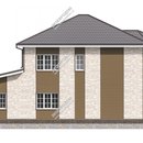 Проект двухэтажного дома «Княжеский» из СИП панелей | фото, отзывы, цена