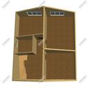Проект одноэтажного дома с мансардным этажом Ногай из СИП панелей | фото, отзывы, цена
