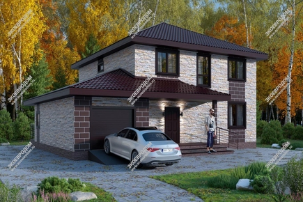 Проект двухэтажного дома Ефрат | фото, отзывы, цена