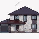 Проект двухэтажного дома «Ефрат» из СИП панелей | фото, отзывы, цена