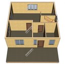 Проект одноэтажного дома с мансардным этажом «Джимми» из СИП панелей | фото, отзывы, цена