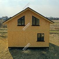 Дом в поселке Эко Карпово одноэтажного дома с мансардным этажом 116,9 м² из СИП панелей | фото, отзывы, цена