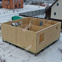 Дом в поселке Ульянкины Горки двухэтажный 148,3 м² из СИП панелей | фото, отзывы, цена