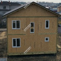 Дом в поселке Ульянкины Горки двухэтажный 148,3 м² из СИП панелей | фото, отзывы, цена