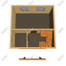 Проект одноэтажного дома с мансардным этажом Тиана из СИП панелей | фото, отзывы, цена