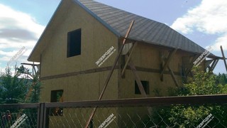 Дом в селе Шумань одноэтажный с мансардным этажом 99,9 м² из СИП панелей | фото, отзывы, цена
