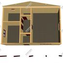 Проект одноэтажного дома «Нило» из СИП панелей | фото, отзывы, цена