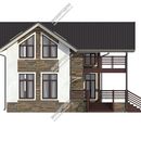 Проект одноэтажного дома с мансардным этажом «Респект» из СИП панелей | фото, отзывы, цена