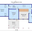 Проект одноэтажного дома с мансардным этажом «Респект» из СИП панелей | фото, отзывы, цена