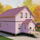 Проект двухэтажного дома с мансардным этажом Чародейка | фото, отзывы, цена
