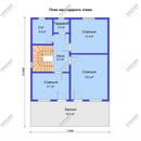 Проект одноэтажного дома с мансардным этажом Регина из СИП панелей | фото, отзывы, цена
