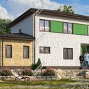 Проект двухэтажного дома «Эльба» из СИП панелей | фото, отзывы, цена
