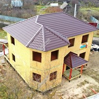 Дом в деревне Сычево Московской области двухэтажный 242,6 м² из СИП панелей | фото, отзывы, цена