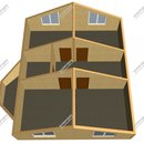 Проект двухэтажного дома «Гриджио» из СИП панелей | фото, отзывы, цена