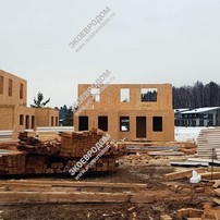 Дом в поселке Дарьино-Успенское двухэтажный 509,14 м² из СИП панелей | фото, отзывы, цена