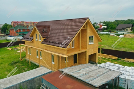 Дом в селе Ситне-Щелканово одноэтажный с мансардным этажом 245,6 м² | фото, отзывы, цена