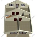 Проект одноэтажного дома с мансрадным этажом «Спутник» из СИП панелей | фото, отзывы, цена