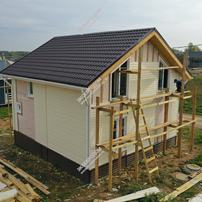 Дом в деревне Бабаиха одноэтажный 120 м² из СИП панелей | фото, отзывы, цена