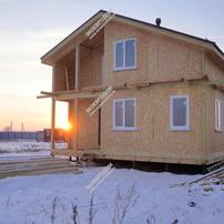 Дом в поселке Рыболово-2 одноэтажный с мансардным этажом 138,8 м² из СИП панелей | фото, отзывы, цена
