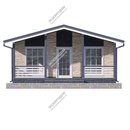 Проект одноэтажного дома «Ивица» из СИП панелей | фото, отзывы, цена