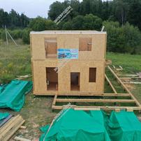 Дом в деревне Канищево двухэтажный 231,3 м² из СИП панелей | фото, отзывы, цена