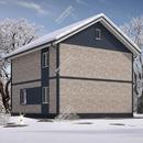 Проект двухэтажного дома «Гориция» из СИП панелей | фото, отзывы, цена
