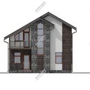 Проект одноэтажного дома с мансардным этажом «Боровский» из СИП панелей | фото, отзывы, цена