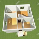 Проект одноэтажного дома с мансардным этажом Зодиак | фото, отзывы, цена