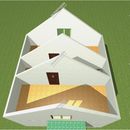 Проект одноэтажного дома с мансардным этажом «Зодиак» из СИП панелей | фото, отзывы, цена