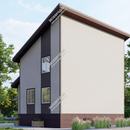 Проект одноэтажного дома с мансардным этажом «Шерегеш» из СИП панелей | фото, отзывы, цена