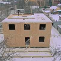 Дом в городе Чехов двухэтажный 248.3 м² из СИП панелей | фото, отзывы, цена