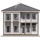 Проект двухэтажного дома «Донской» из СИП панелей | фото, отзывы, цена