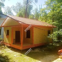 Дом в деревне Караулово Калужской области одноэтажный 43,2 м² из СИП панелей | фото, отзывы, цена