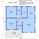 Проект одноэтажного дома Астрон из СИП панелей | фото, отзывы, цена